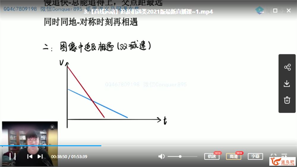 腾讯课堂2021高考物理 王羽物理一轮复习联报班视频课程百度网盘下载 