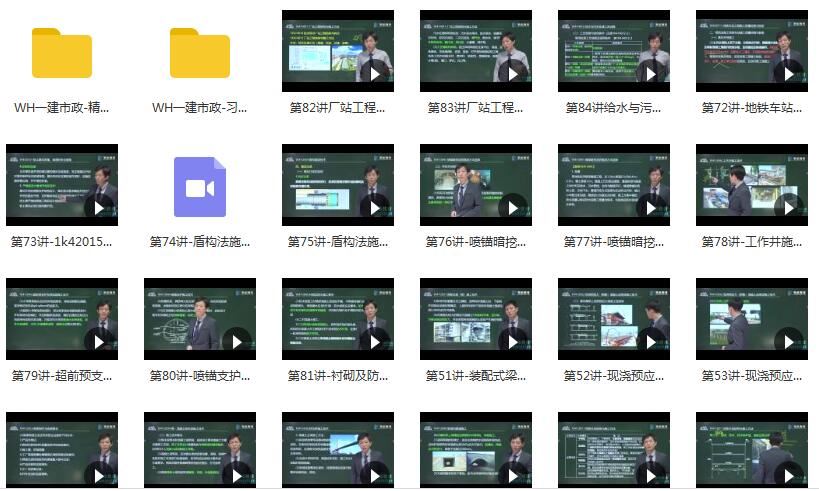 2020年一级建造师市政工程管理与实务(市政实务)全套精讲班视频教程