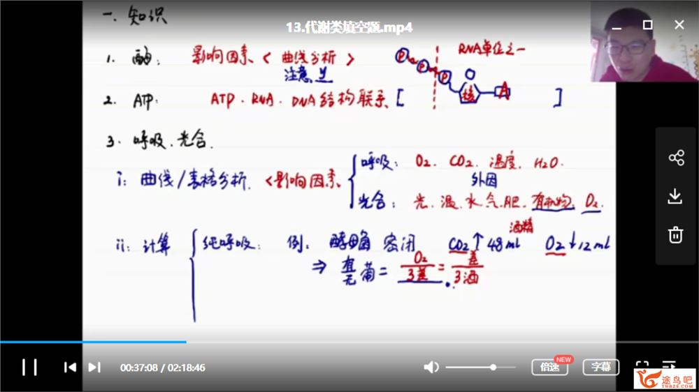 有道精品课【万猛生物】2020高考生物 万猛生物二轮复习联报班课程视频资源百度云下载 