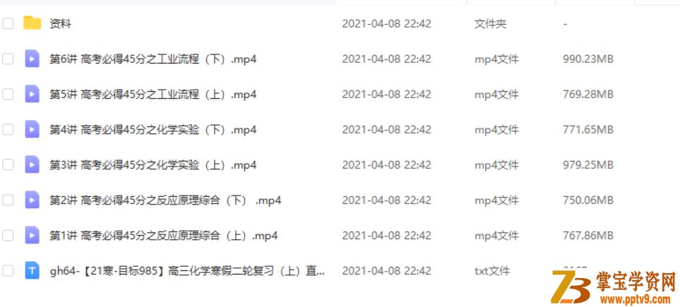 2021高考化学 郑慎杰化学二轮复习目标985班资源合集百度云下载