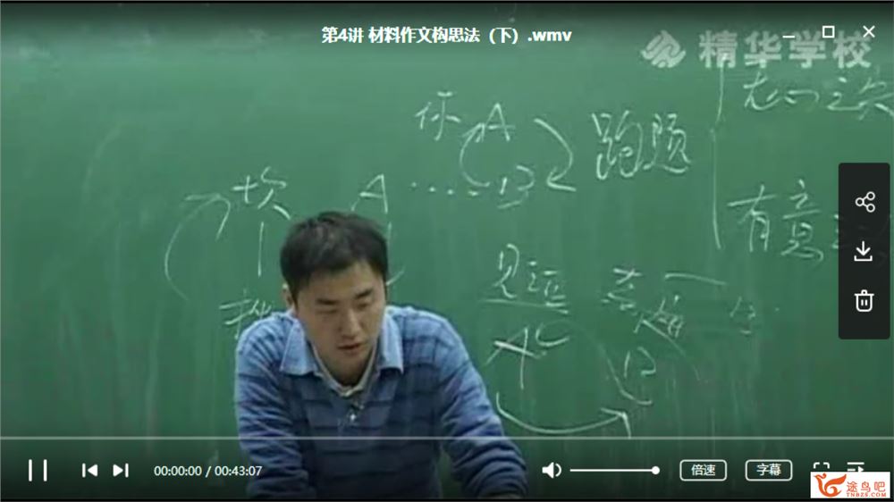 精华在线-马昕老师 作文如影随形——作文构思（扩充版）全集课程百度云下载 