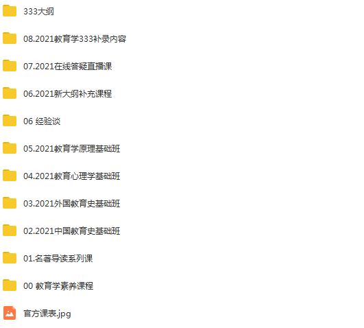 凯程2021教育学/教育硕士网课班考研333全套课程