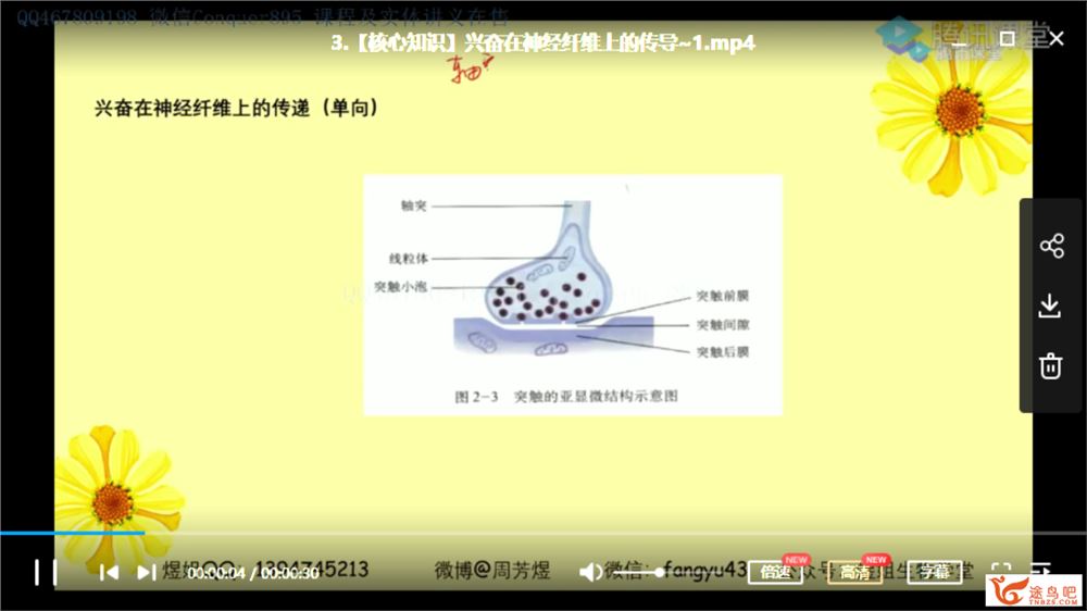 腾讯课堂2021高考生物 周芳煜生物一轮联报班全课程视频百度网盘下载 