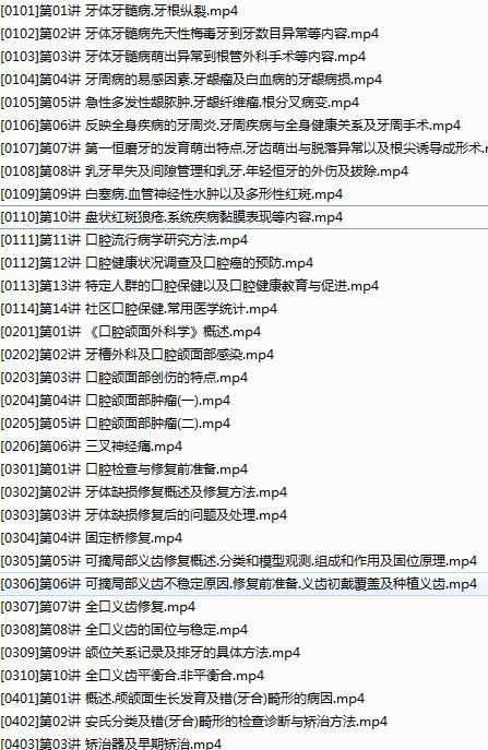 2019口腔主治医师证考试之相关专业知识培训讲座视频课程全集(含考试大纲及配套资料)