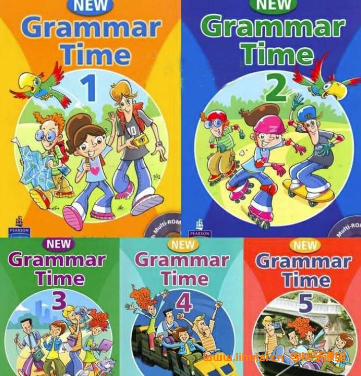 【金牌语法教材】培生英语语法《 New Grammar Time》1-5级 百度网盘下载