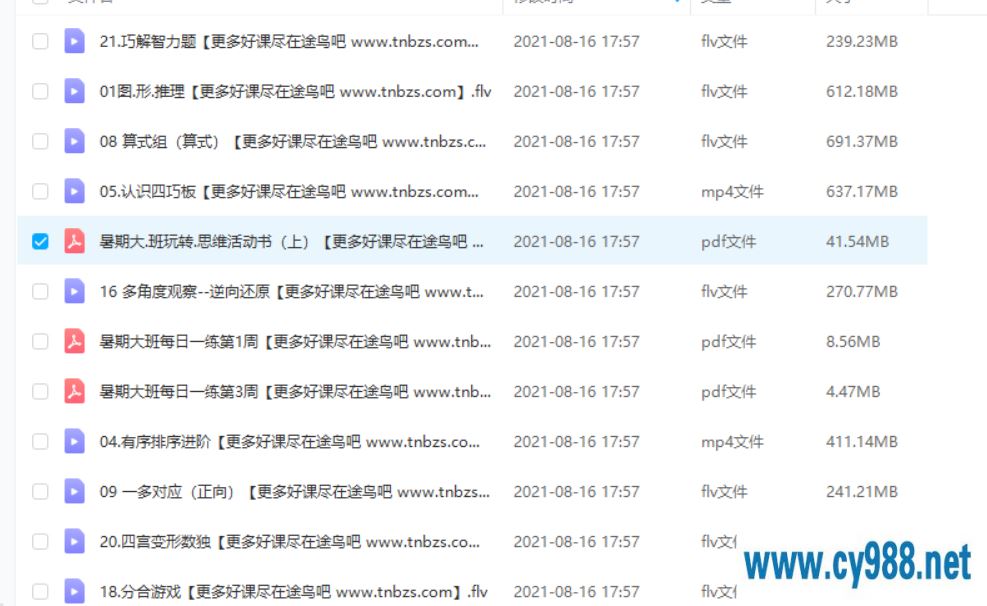 杨彬 2020暑 中班升大班数学思维目标S班（22讲完结带讲义）课程视频百度云下载