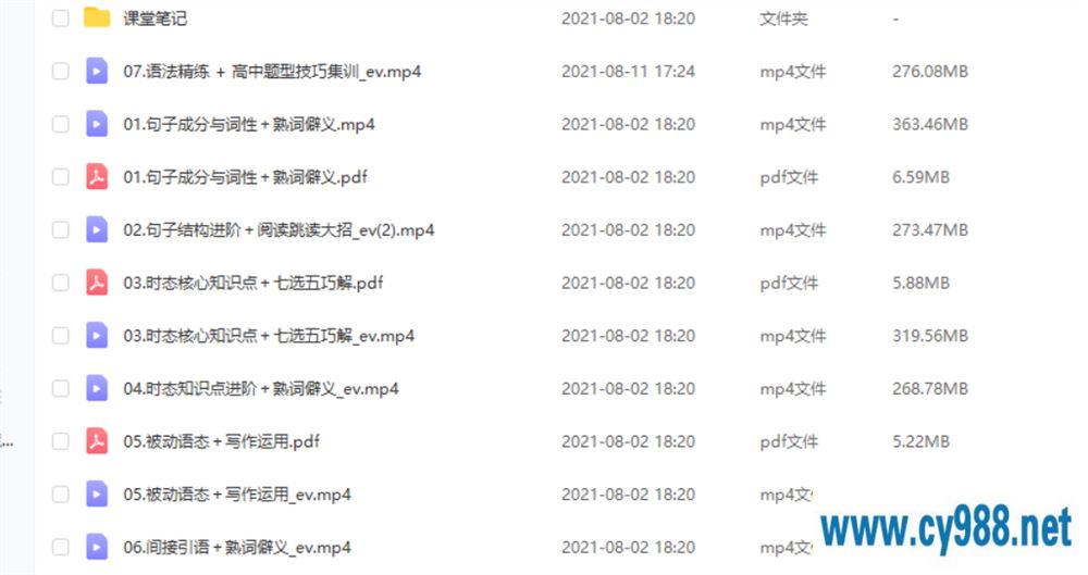文旭刚 2021暑假 高一英语尖端班（更完）课程视频百度云下载