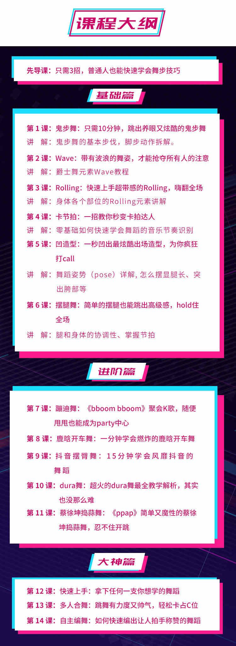零基础也能快速变身抖音网红舞达人