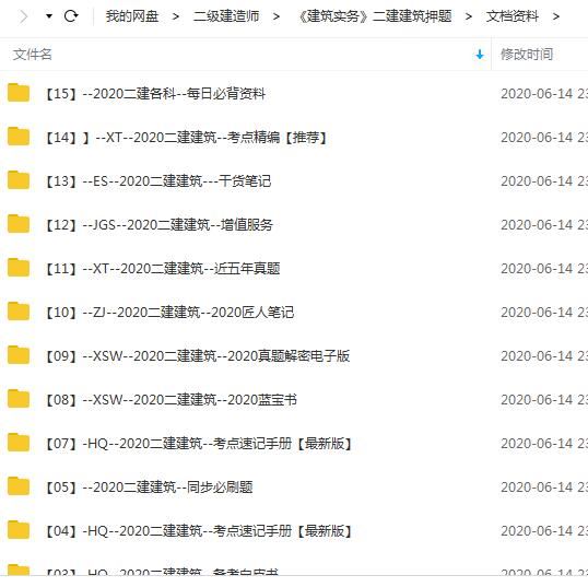 2020二级建造师《二建建筑实务》全套精准押题