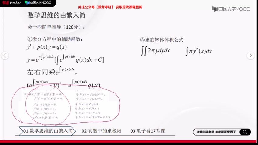 2024考研数学：【武忠祥】数学冲刺密训系列 百度网盘(20.10G)