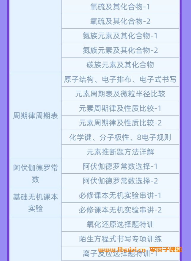 李政化学2026届高考化学全年复习班 百度网盘