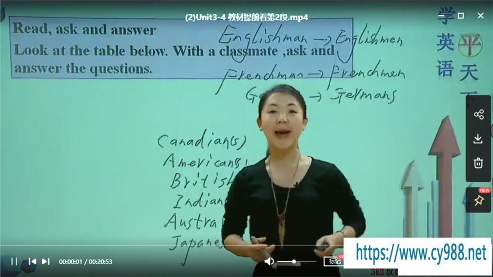 朱平 初一英语年卡目标满分班（上海牛津版）课程视频百度云下载