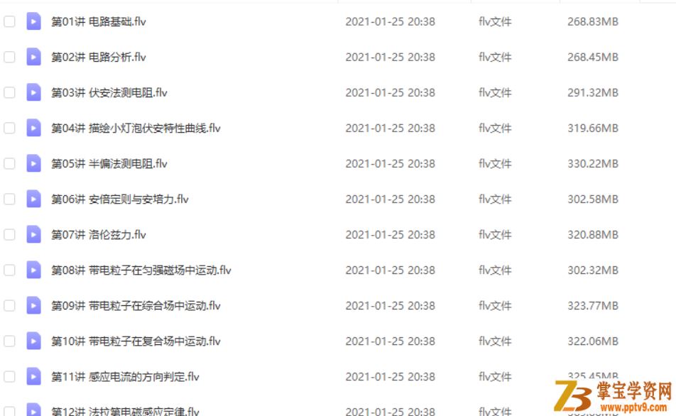 某而思 章进 2020秋 高二物理秋季直播班 16讲完结带讲义课程视频百度云下载