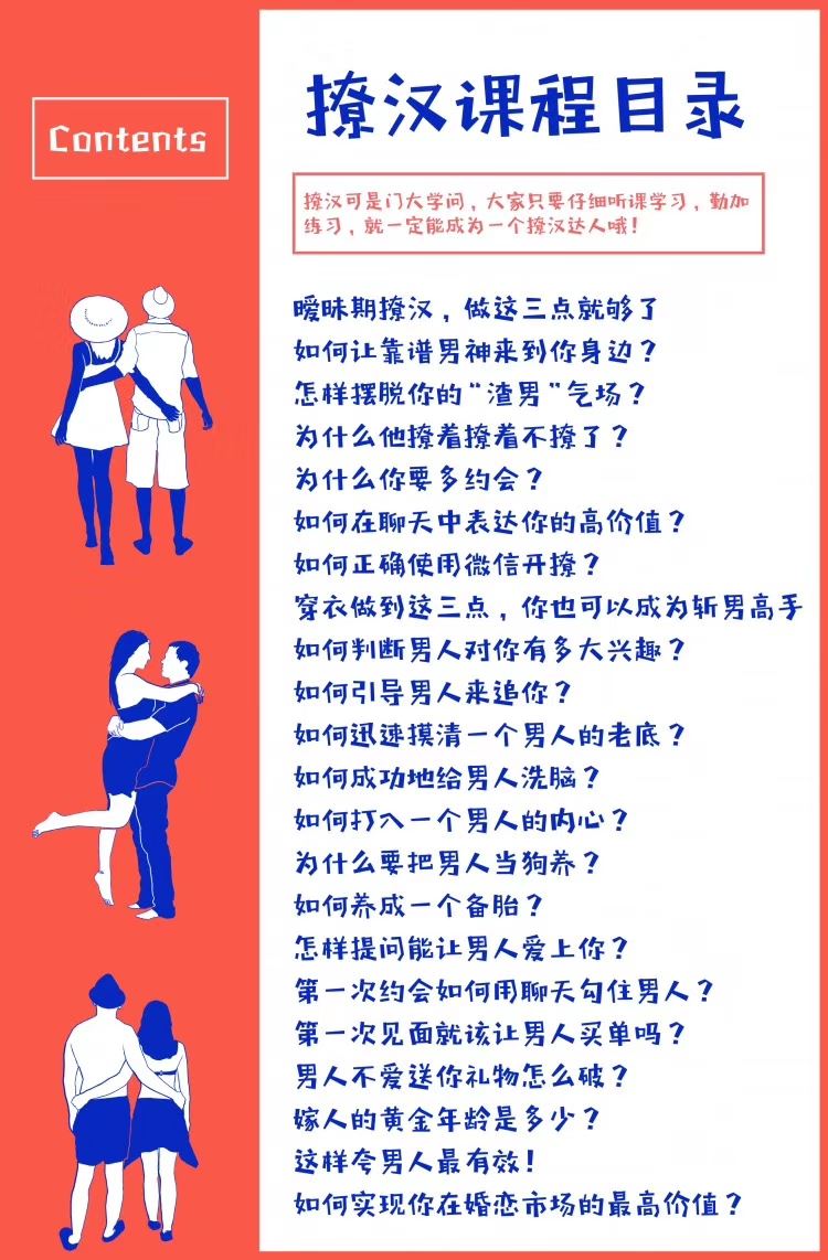 柳芭姐情感大课-22个实用撩汉技能，迅速变身撩汉达人