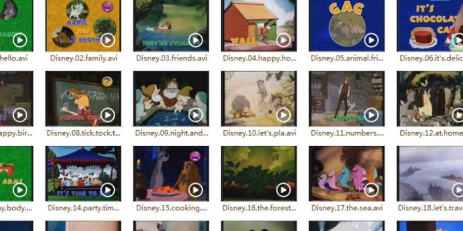 迪斯尼魔法英语（32集视频+配套教材pdf版)课程视频百度云下载 