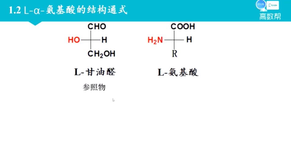 大学化学课程之生物化学 12讲带讲义