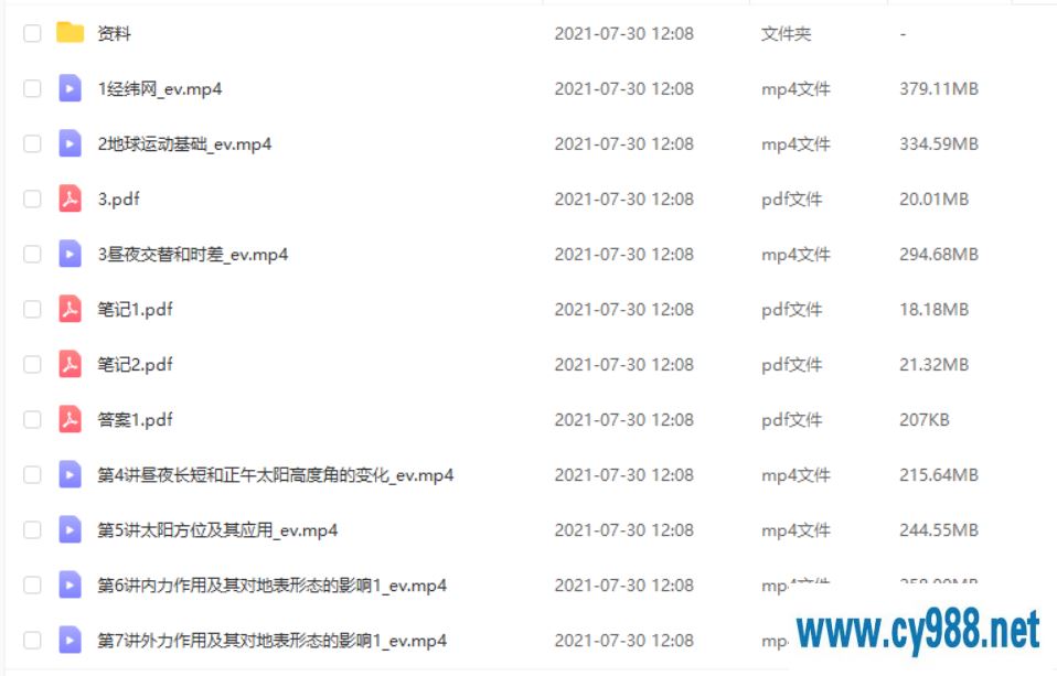 周欣 2022暑假 高二地理暑假尖端班（更完）课程视频百度云下载