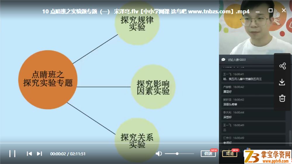 宋泽穹 2019春初三物理目标班（14讲带讲义）课程资源百度云下载