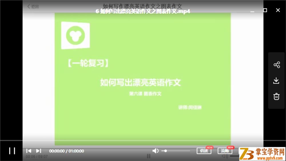 某辅导 初中英语闵佳琳如何写出漂亮英语作文视频合集百度网盘下载