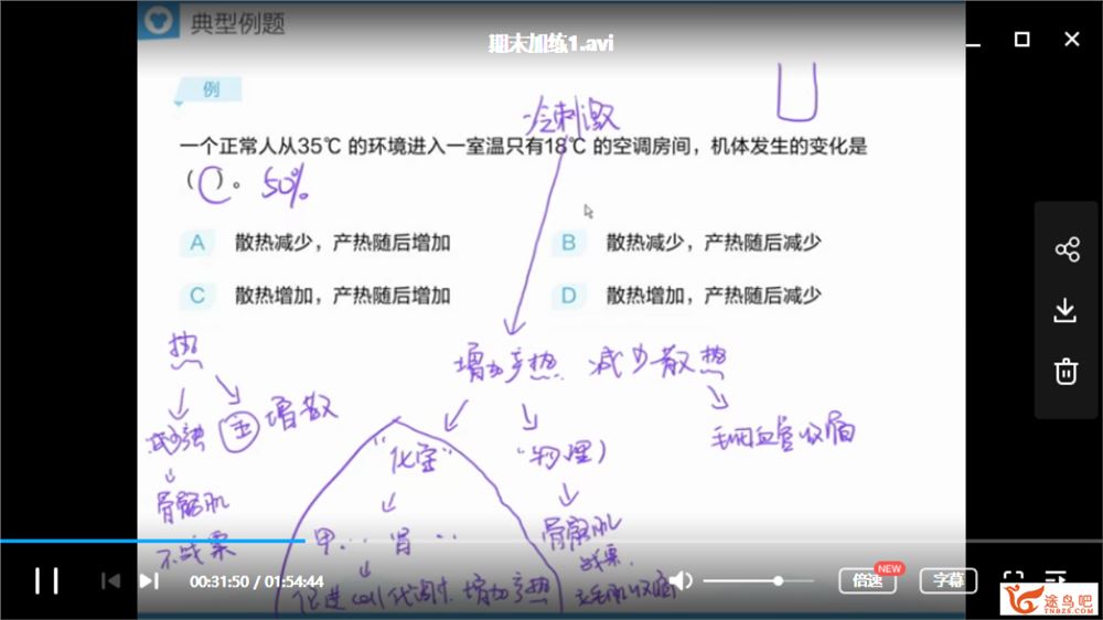 猿辅导 赵顺子 高二生物秋季班 视频资源合集百度云下载 