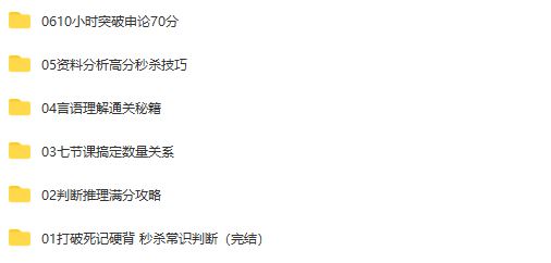 2020年国考系统版 打破死记硬背10小时突破申论70分