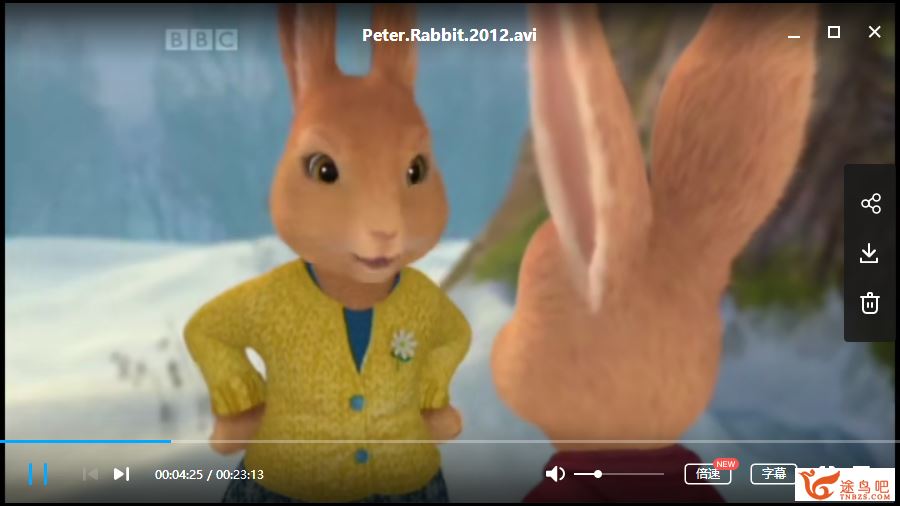 【彼得兔】 彼得兔Peter Rabbit 第一、二季 高清英文版&中文全资源百度云下载 