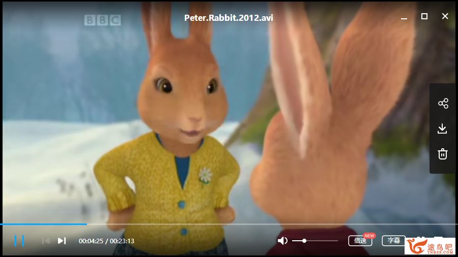 【彼得兔】 彼得兔Peter Rabbit 第一、二季 高清英文版&中文全资源百度云下载 
