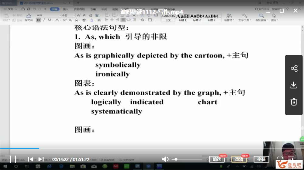 2019考研英语谭剑波“波妈”全程陪伴视频课程资源百度云下载 