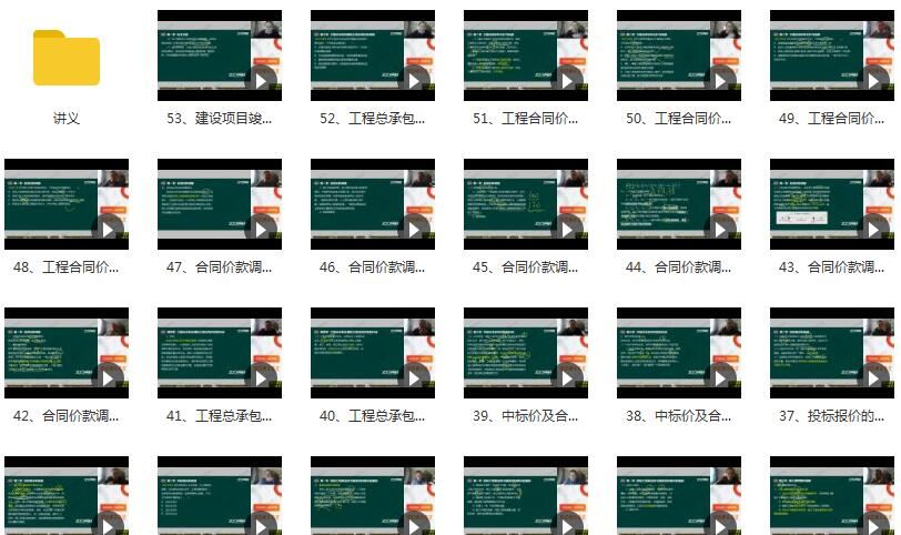2020年一级造价工程师《建设工程计价》全套视频课程
