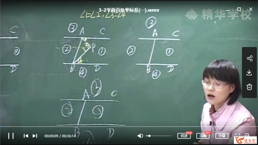 精华 崔莉 初一、初二、初三全初中数学课程视频合集百度云下载 