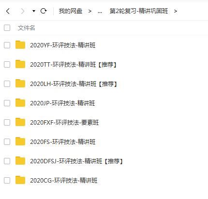 2020年环评工程师《技术方法》一二三轮复习精讲班视频课程