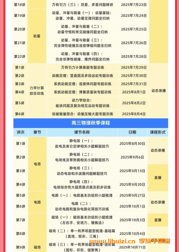夏梦迪老师2026届高三物理全年班 百度网盘