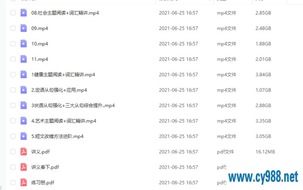 昆尼 2021春 高二英语985春季直播班（更新中）课程视频百度云下载