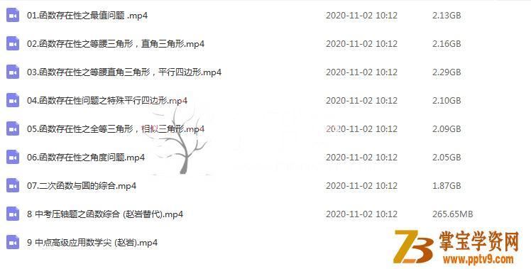 一课2020初中数学王杭州中考数学尖端专题班百度云盘下载
