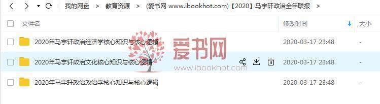 【2020】马宇轩政治全年联报