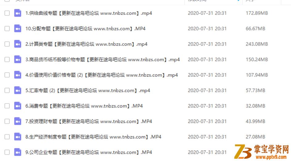 TX课堂2021高考政治 刘勖雯政治一轮复习联报班视频课程百度网盘下载