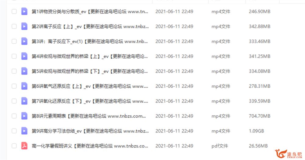 吕子正 2021春 高二化学春季系统班（更新中））课程视频百度云下载