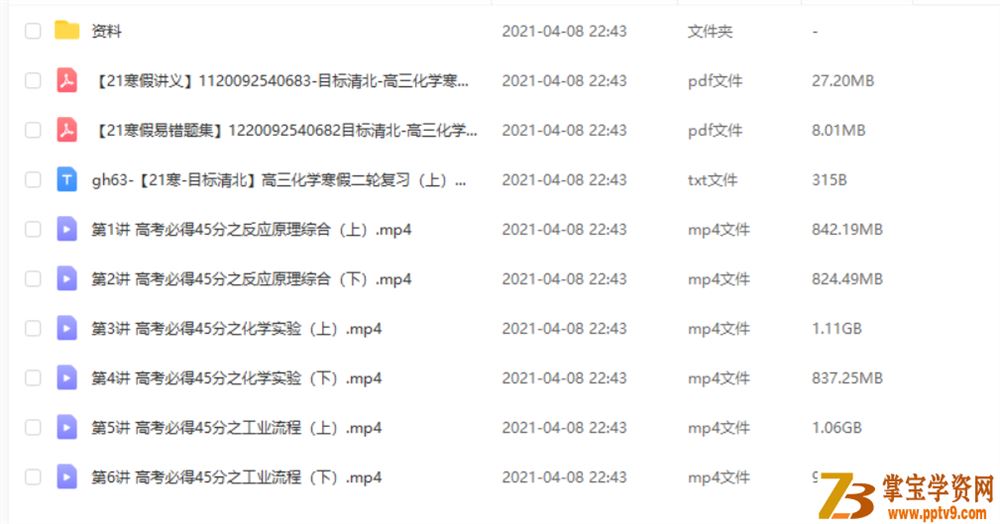 2021高考化学 郑瑞化学二轮复习目标清北班课程视频百度云下载
