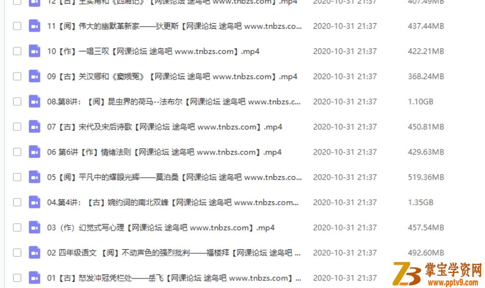 某而思 达吾力江 2019年春季 四年级大语文直播班（16讲）课程合集百度云下载