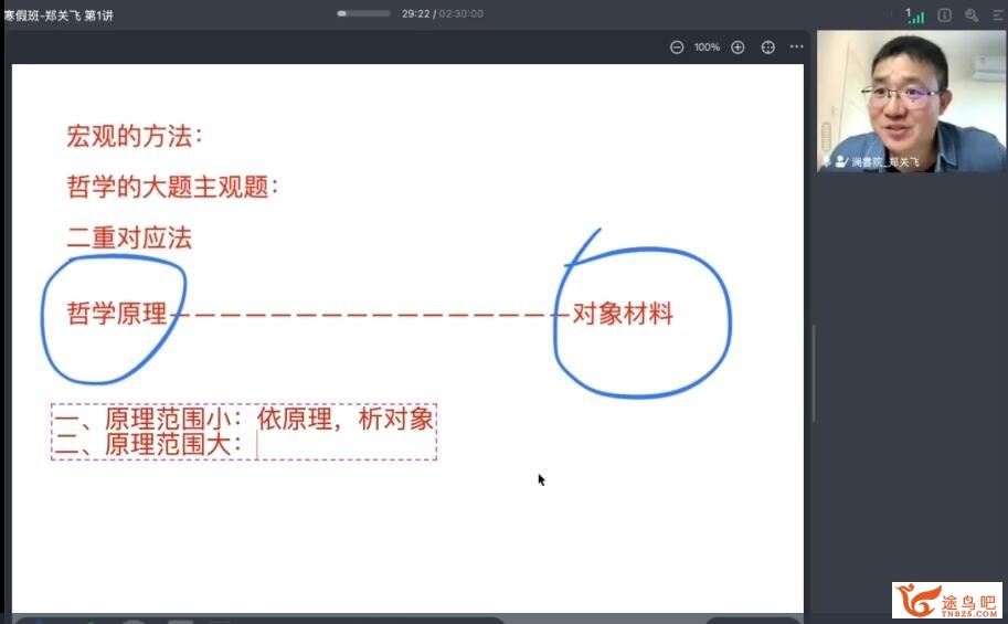 郑关飞2023年高考政治二轮复习寒春联报 二轮寒假班更新5讲 百度网盘分享