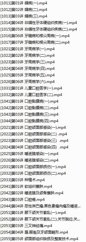 2019口腔主治医师证考试之专业实践能力培训讲座视频课程全集(含考试大纲及配套资料)