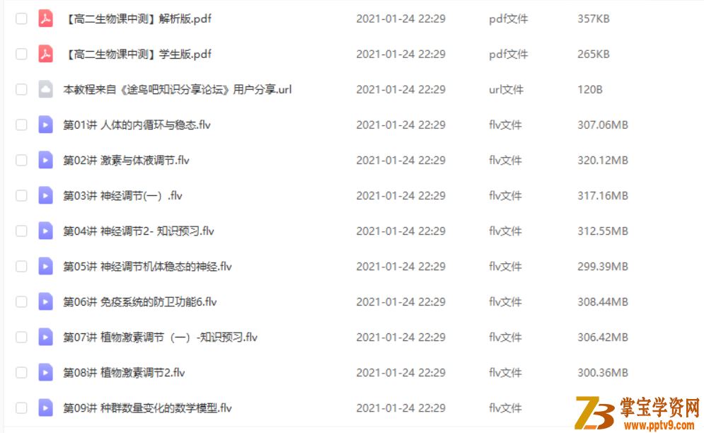 某而思 陆巍巍 2020暑 高二生物暑假直播班 二期 12讲资源课程百度云下载