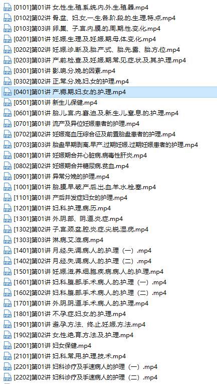 2019初级护师考试之妇产科护理学培训讲课视频教程全集(含练习考试题和…