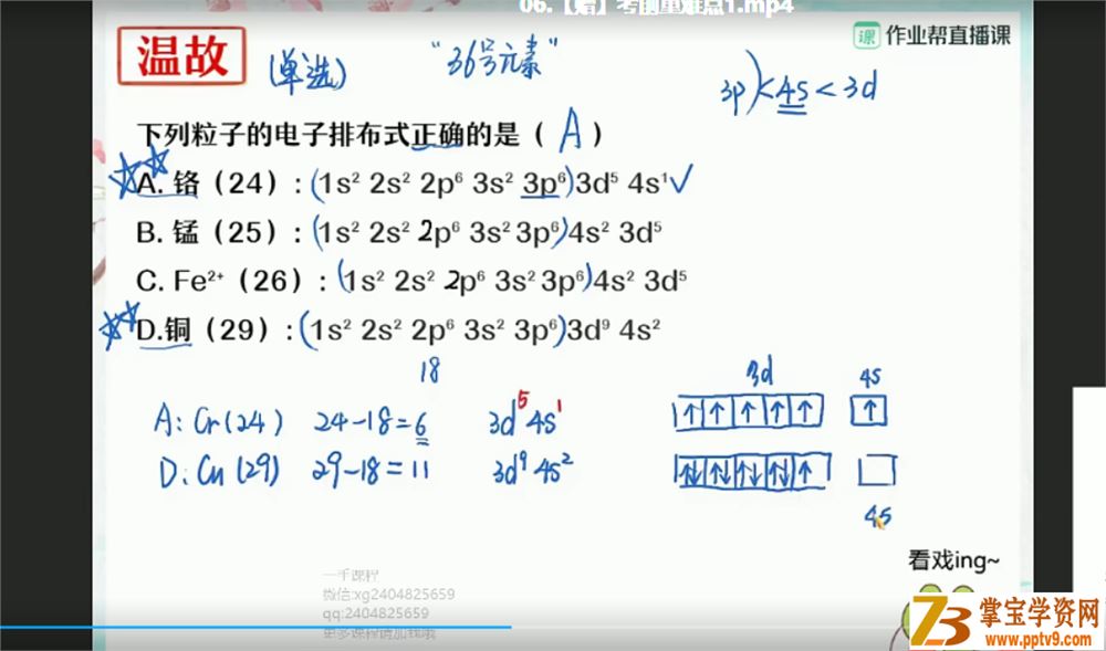 冯琳琳 2021春 高二化学春季提升直播班（更新中）课程视频百度云下载