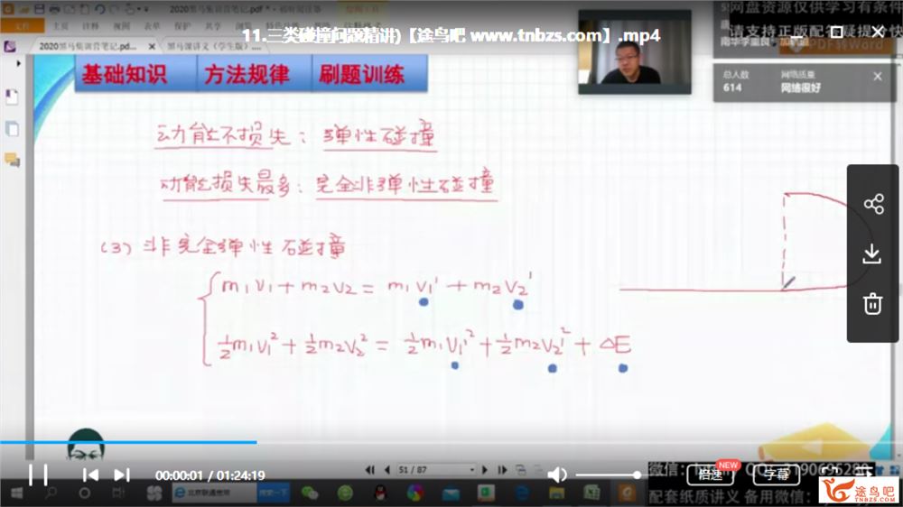 有道精品课【刘杰物理】2020高考刘杰物理三轮复习之黑马班课程视频合集百度云下载 