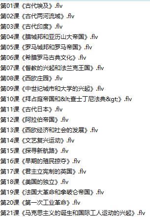 部编版初中九年级历史上册课堂同步辅导网课教学视频全集(张胜利老师 21课)