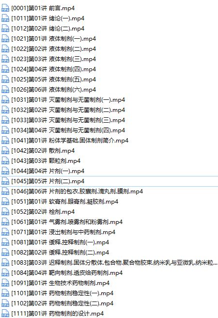 2019主管药师证考试之相关专业知识培训讲课教学视频全集