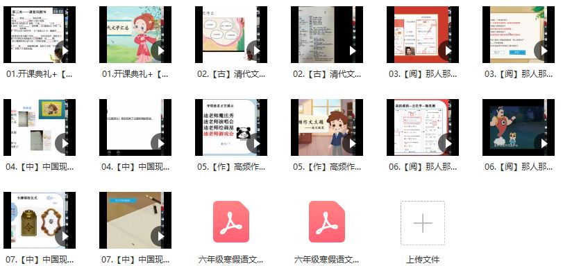 2020寒假六年级大语文达吾力江直播班